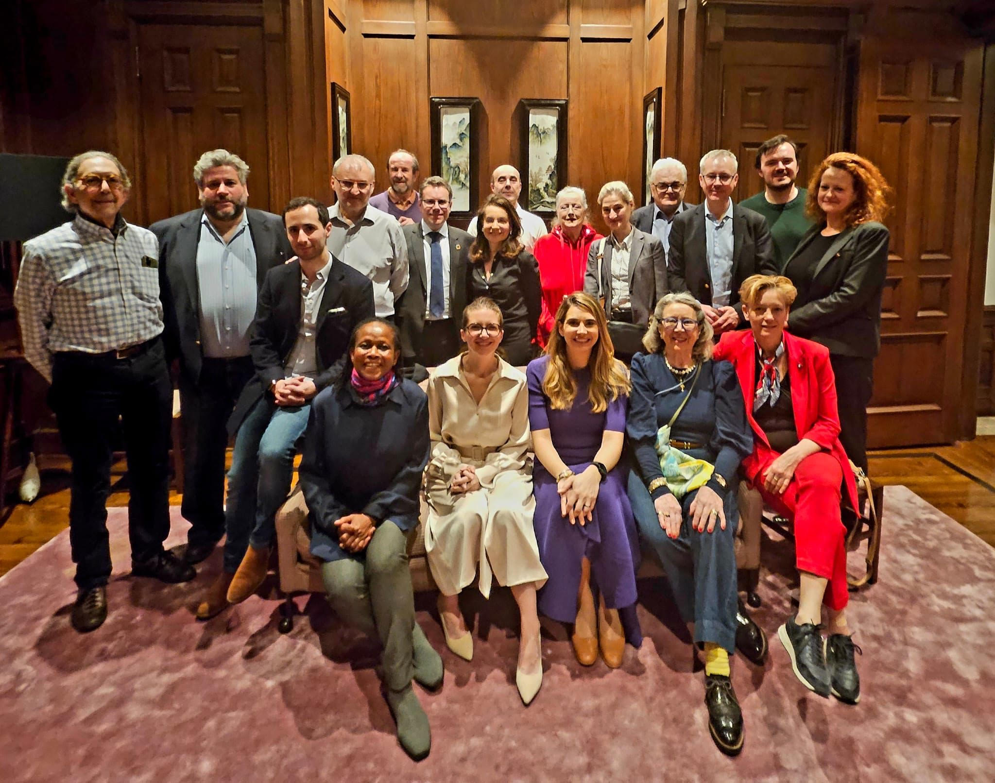 Rencontre avec Aurore Bergé — photo de groupe